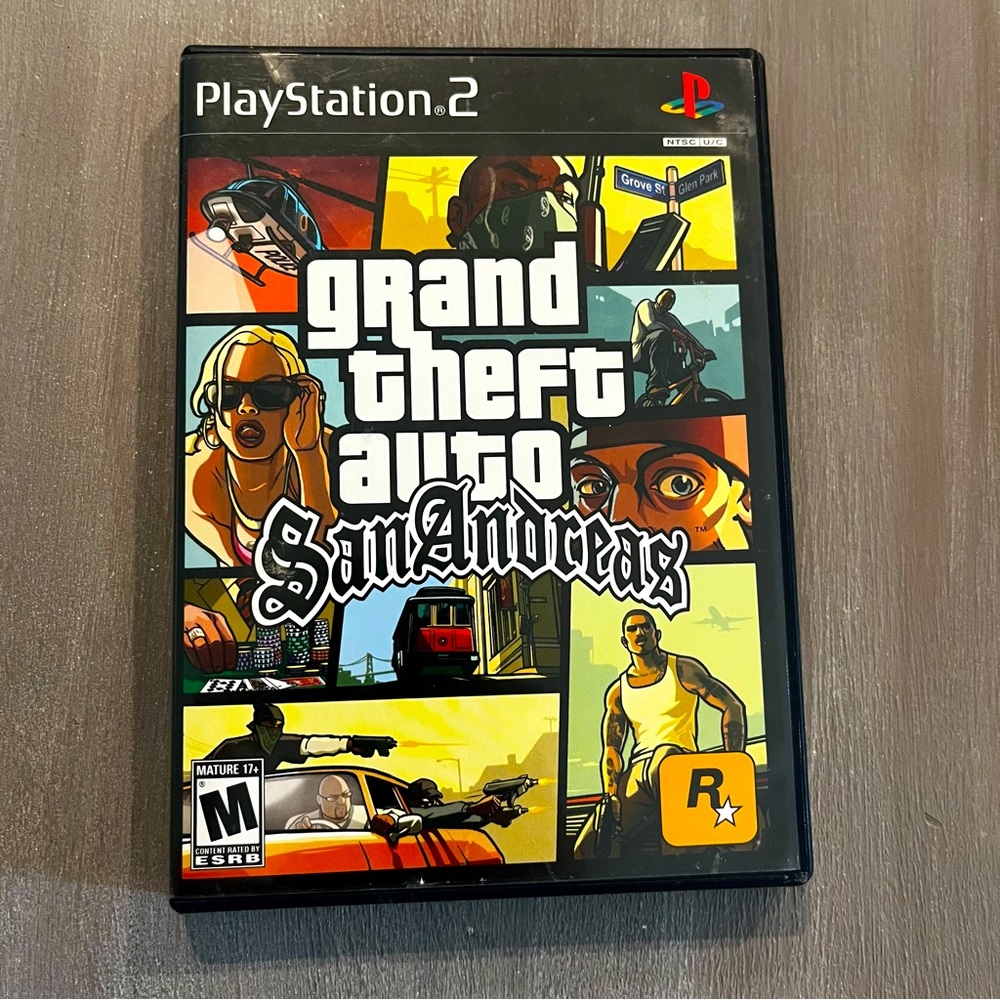 Grand Theft Auto San Andreas PS2 Complete CIB - Tested